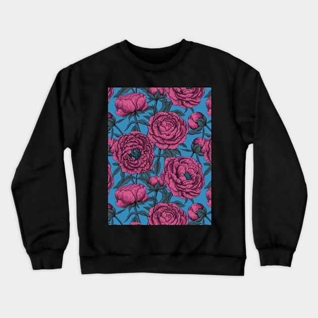 Peony garden Crewneck Sweatshirt by katerinamk